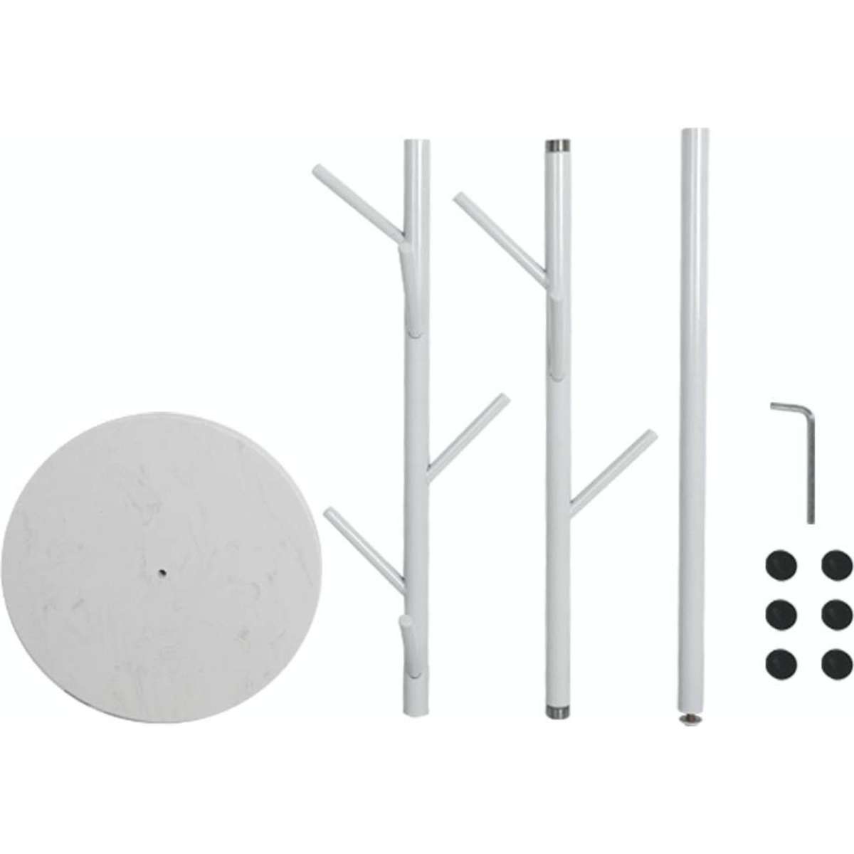 Levede Coat Rack Hat Clothes Stand Hanger Garment Hook Tree Rail