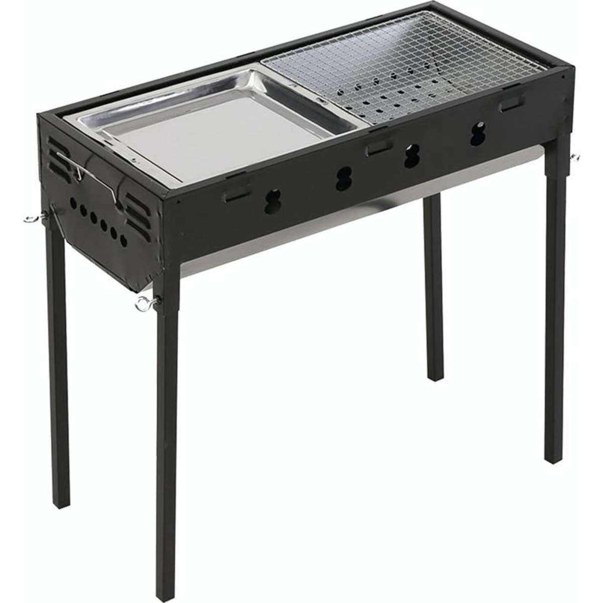 Moyasu Charcoal BBQ Grill Portable Hibachi Outdoor Barbecue Set Camping