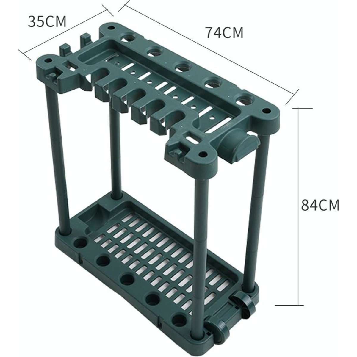 Traderight Garden Farm Shed Garage Tools Storage Rack Handles Organizer