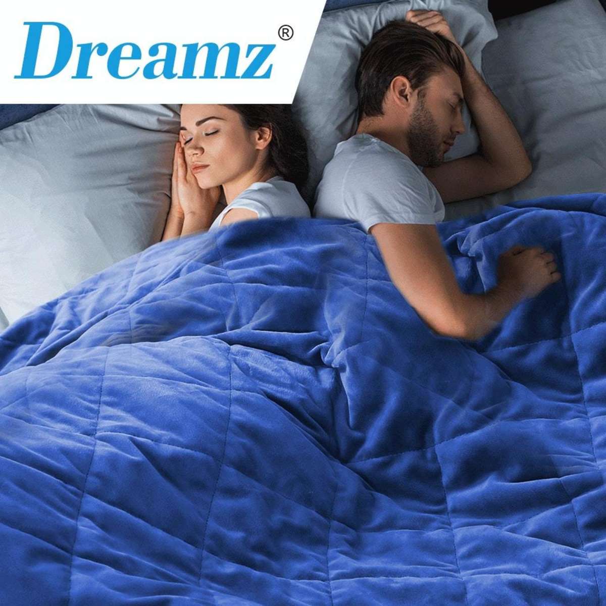 DreamZ AntiAnxiety Weighted Blanket 9KG Gravity Blanket for Adults