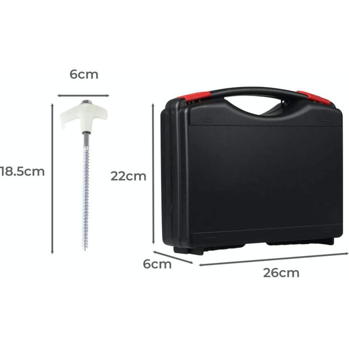 Mountview 15x Tent Pegs Heavy Duty Steel Glow In The Dark Camping