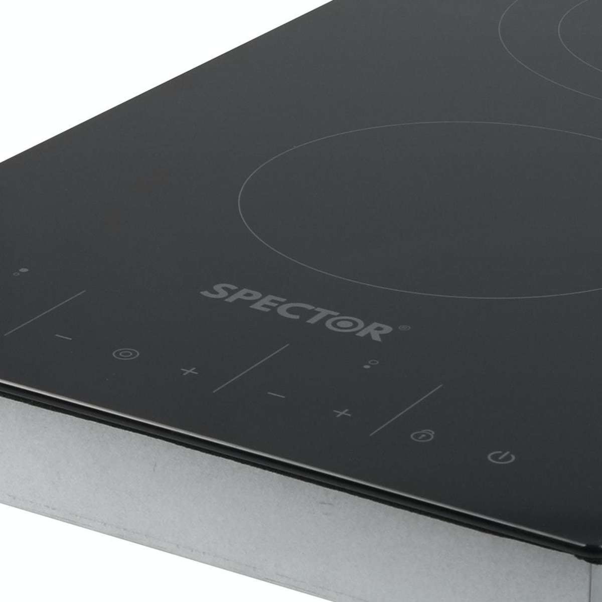 Spector Electric Induction Cooktop Ceramic Hot Plate 2 Zone Kitchen