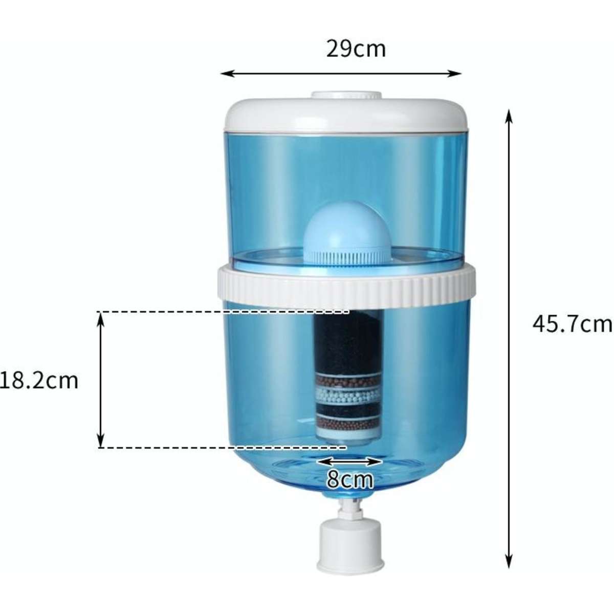 Traderight Group 20L Water Filter Purifier Ceramic Carbon Mineral