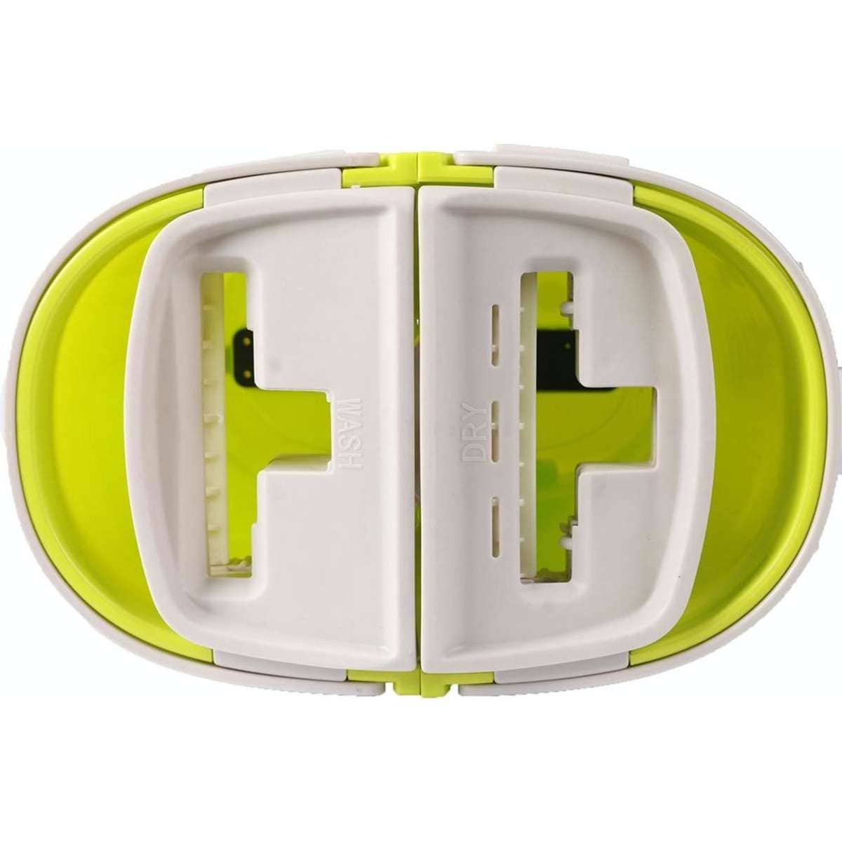 Cleanflo Flat Mop Bucket Set Cleaner Stainless Steel Wet Dry 2 Mop