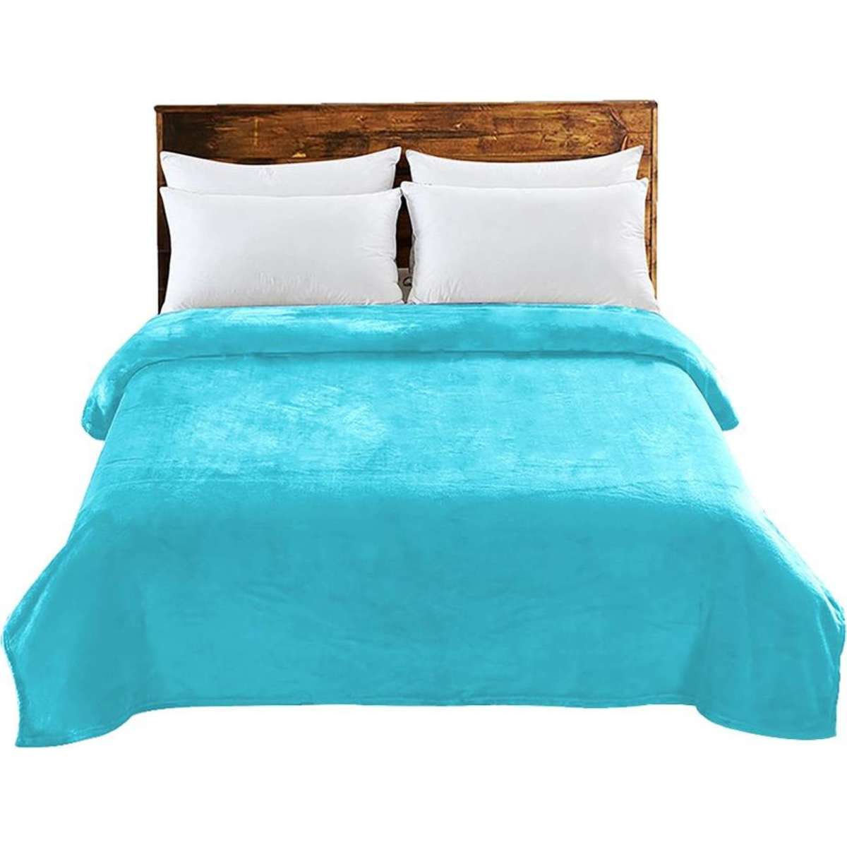 DreamZ 320GSM 220x160cm Ultra Soft Mink Blanket Warm Throw in Teal
