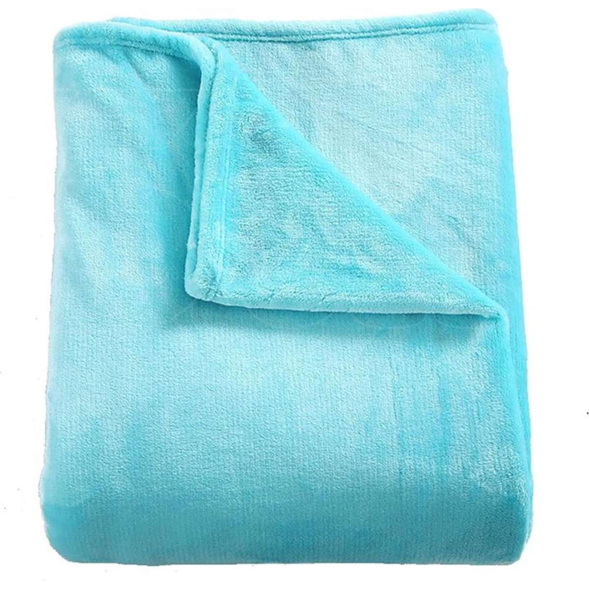 DreamZ 320GSM 220x160cm Ultra Soft Mink Blanket Warm Throw in Teal