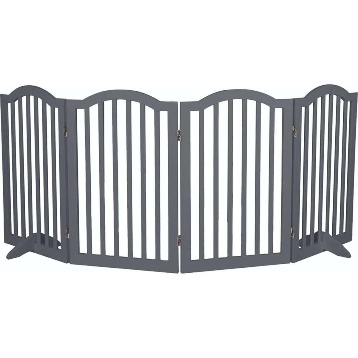 PaWz Wooden Pet Gate Dog Fence Safety Stair Barrier Security Door 4