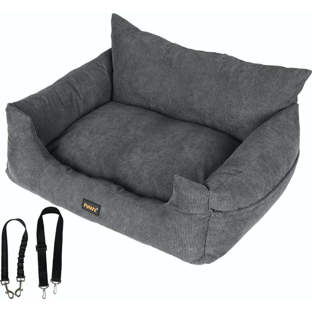 PaWz Pet Car Booster Seat Dog Protector Portable Travel Bed Removable