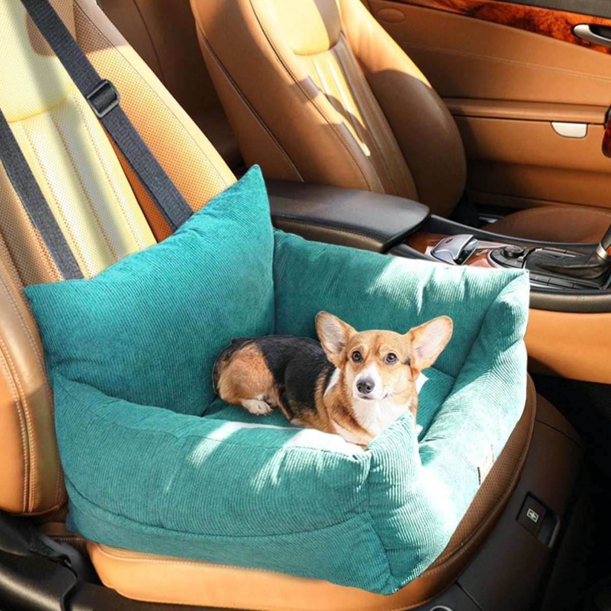 PaWz Pet Car Booster Seat Dog Protector Portable Travel Bed Removable