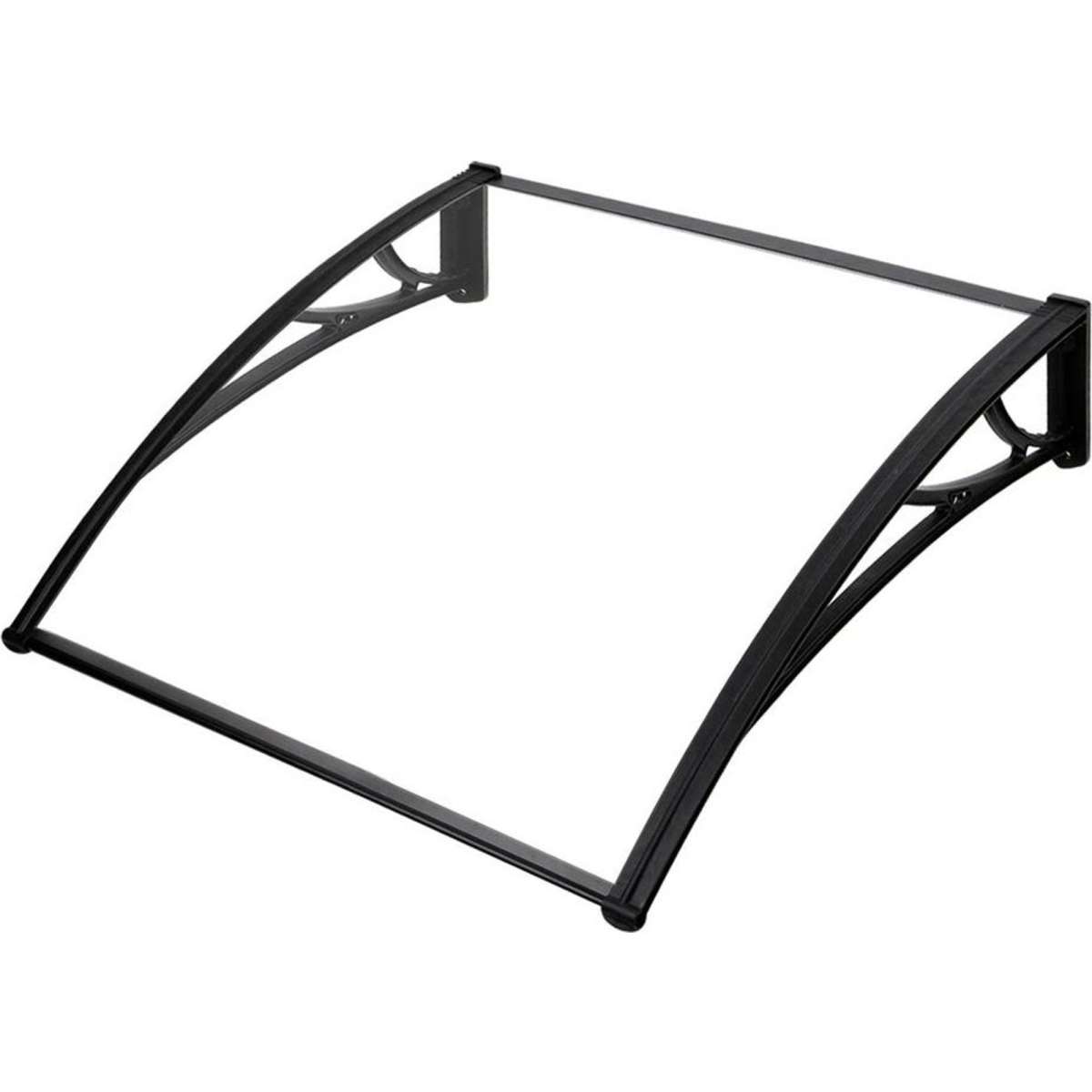 Instahut Window Door Awning Outdoor Solid Polycarbonate Canopy1mx1m ...