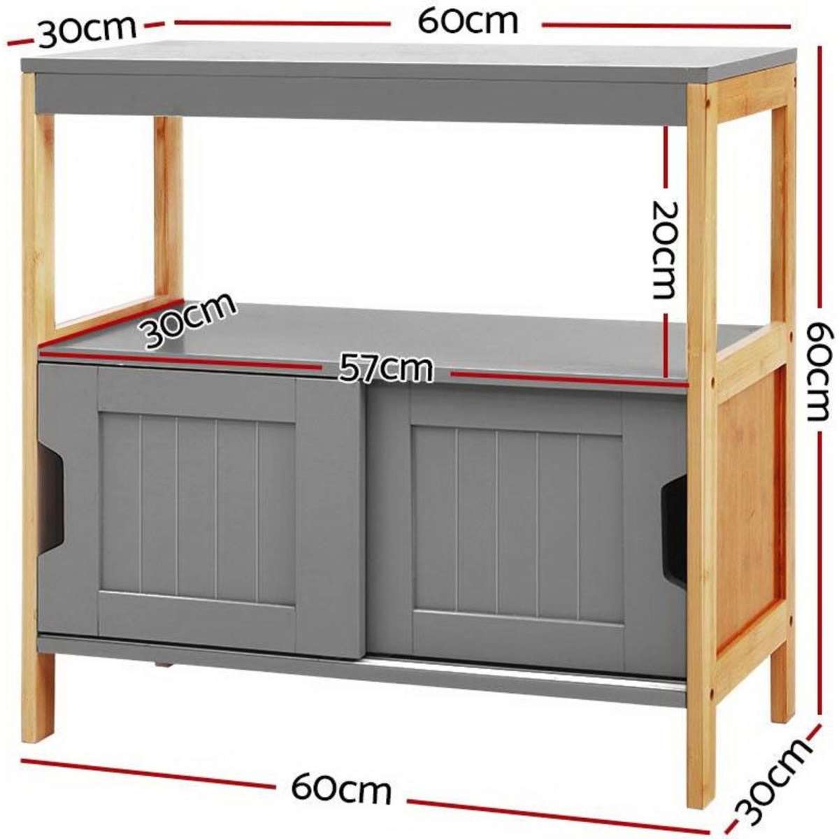 Artiss Buffet Sideboard Storage Shelf Cupboard Hallway Tabe