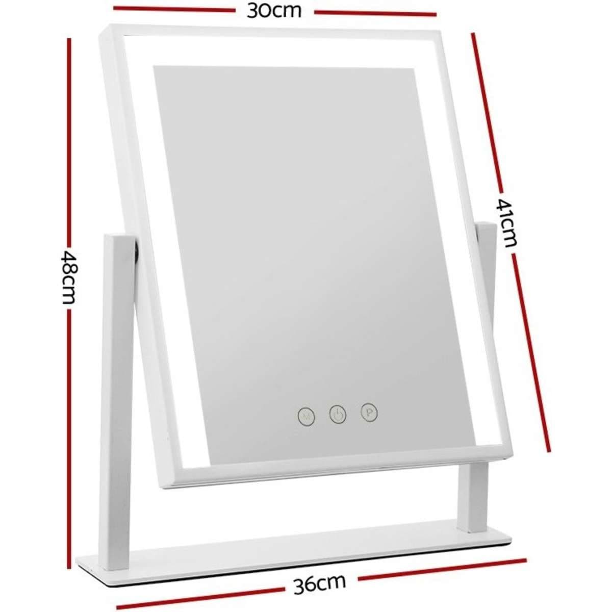 Embellir Makeup Mirror 30x40cm Hollywood Vanity with LED Light Rotation