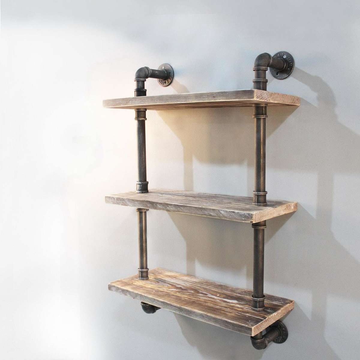 Artiss Floating DIY Pipe Shelf 3 Tiers IRMA Woolworths