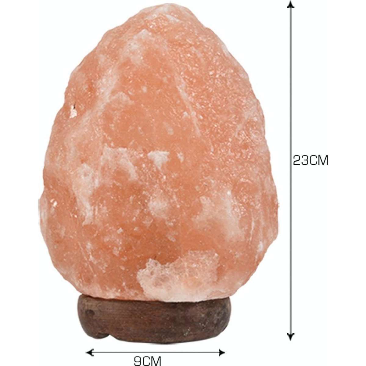 Emitto 23 kg Himalayan Salt Lamp Rock Crystal Natural Light Dimmer