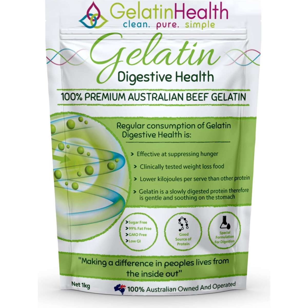 Gelatin Health Gelatin Food Grade 500g Woolworths