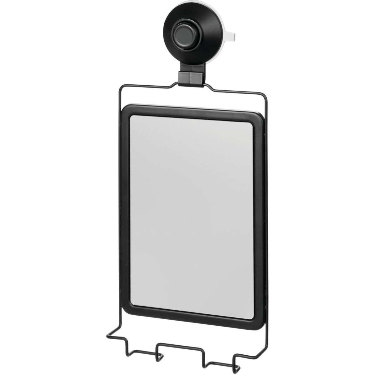 iDesign Everett Anti Fog Mirror Black Woolworths
