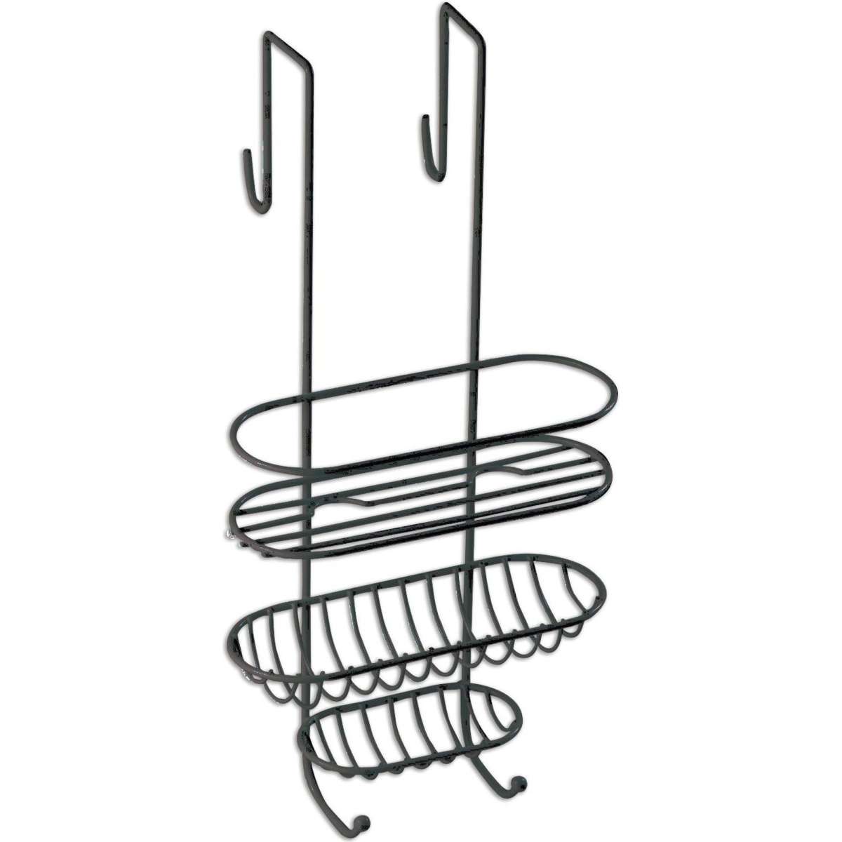 Butlers Splash OvertheDoor Shower Caddy Black Woolworths