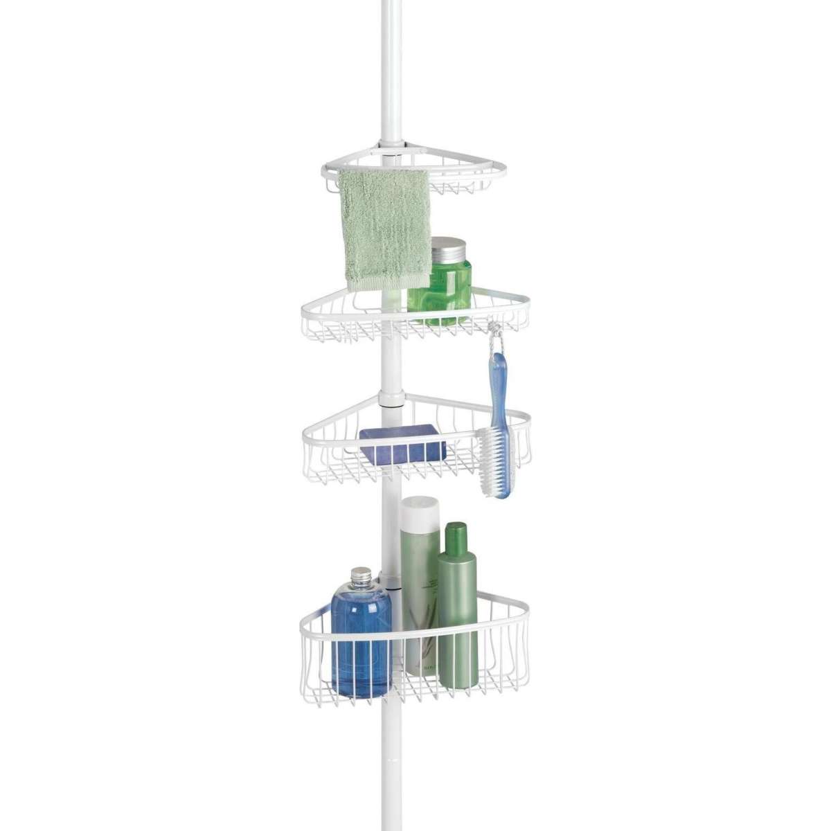 iDesign York Tension Shower Caddy Woolworths