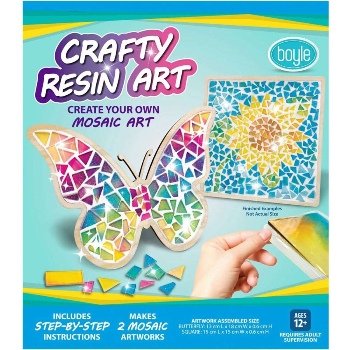 Boyle Crafty Resin Art Mosaic Art Project Kit Woolworths