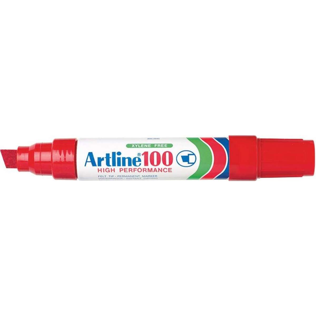 Artline 100 High Performance Permanent Marker Red 6pc Woolworths