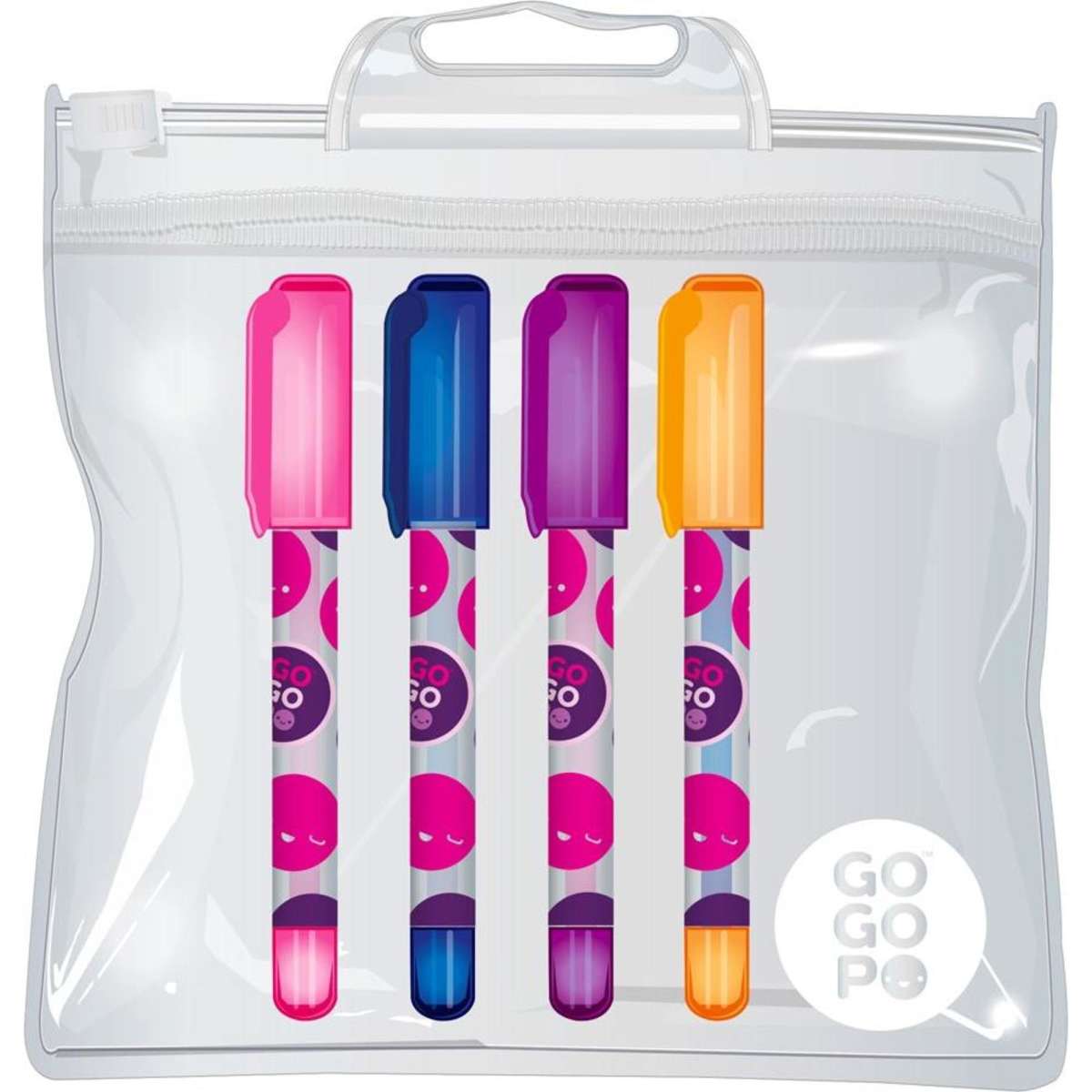 GoGoPo Mini Gel Pens - Assorted 4PK | Woolworths