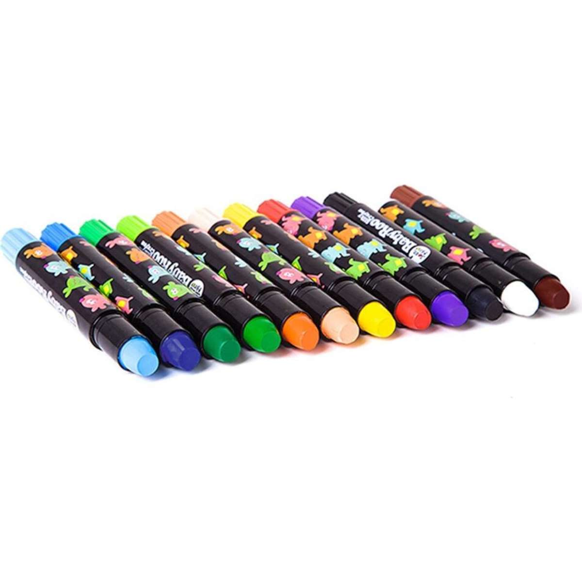 Jarmelo Silky Washable Crayon Baby Roo 12 Colours Woolworths