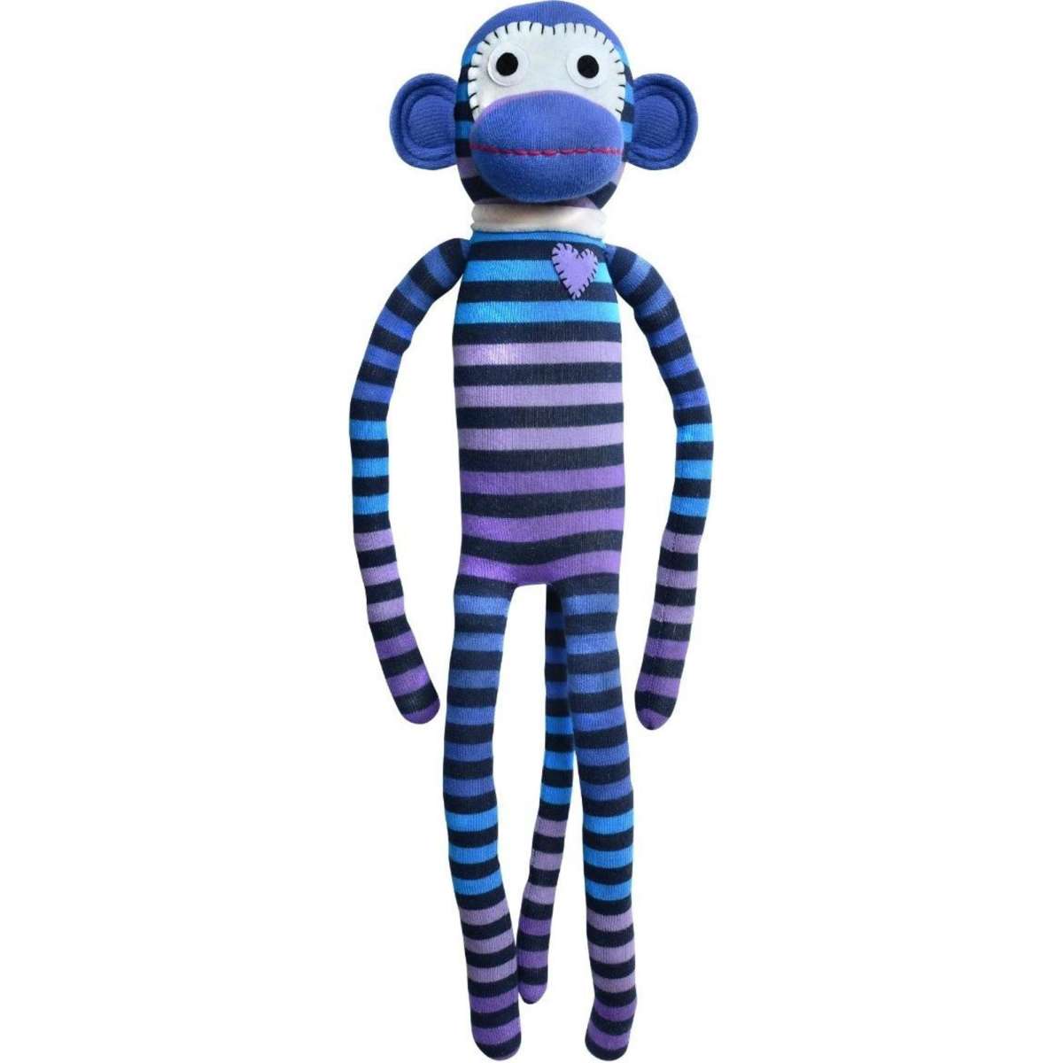 Boyle Skye Blue and Black Striped Monkey Stuffed Animal Soft Plush Toy 70cm 1EA | Woolworths Boyle Skye Blue and Black Striped Monkey Stuffed Animal Soft Plush Toy 70cm 1EA | Woolworths