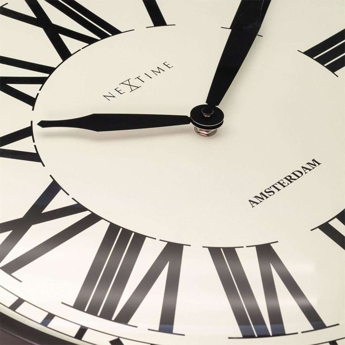 Nextime New Amsterdam Large Roman Numeral 40cm Round Wall Clock Woolworths