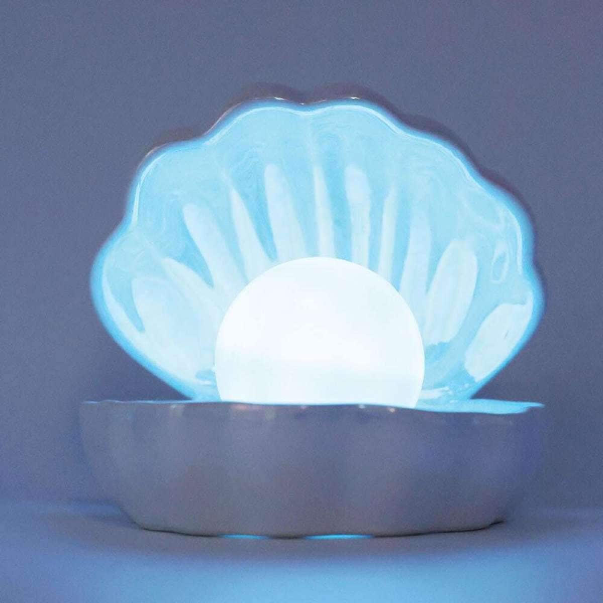 Vistara LED 5Colour Changing Clam Shell Lamp Night Light Woolworths