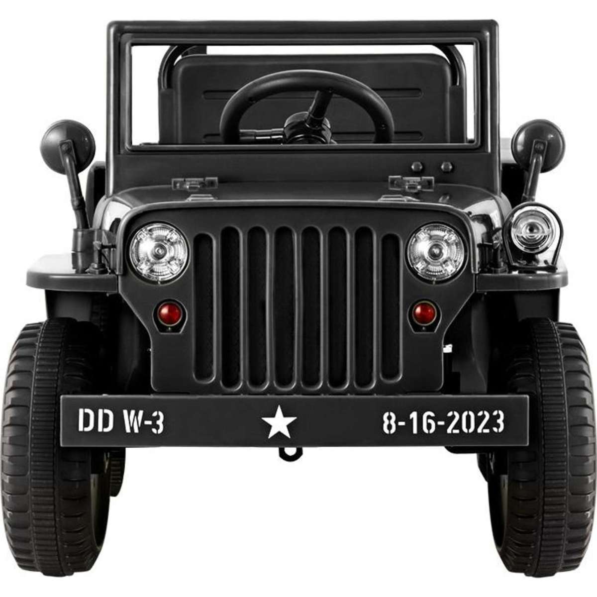 Rigo Kids Electric Ride On Car Jeep Military Off Road Toy Cars Remote