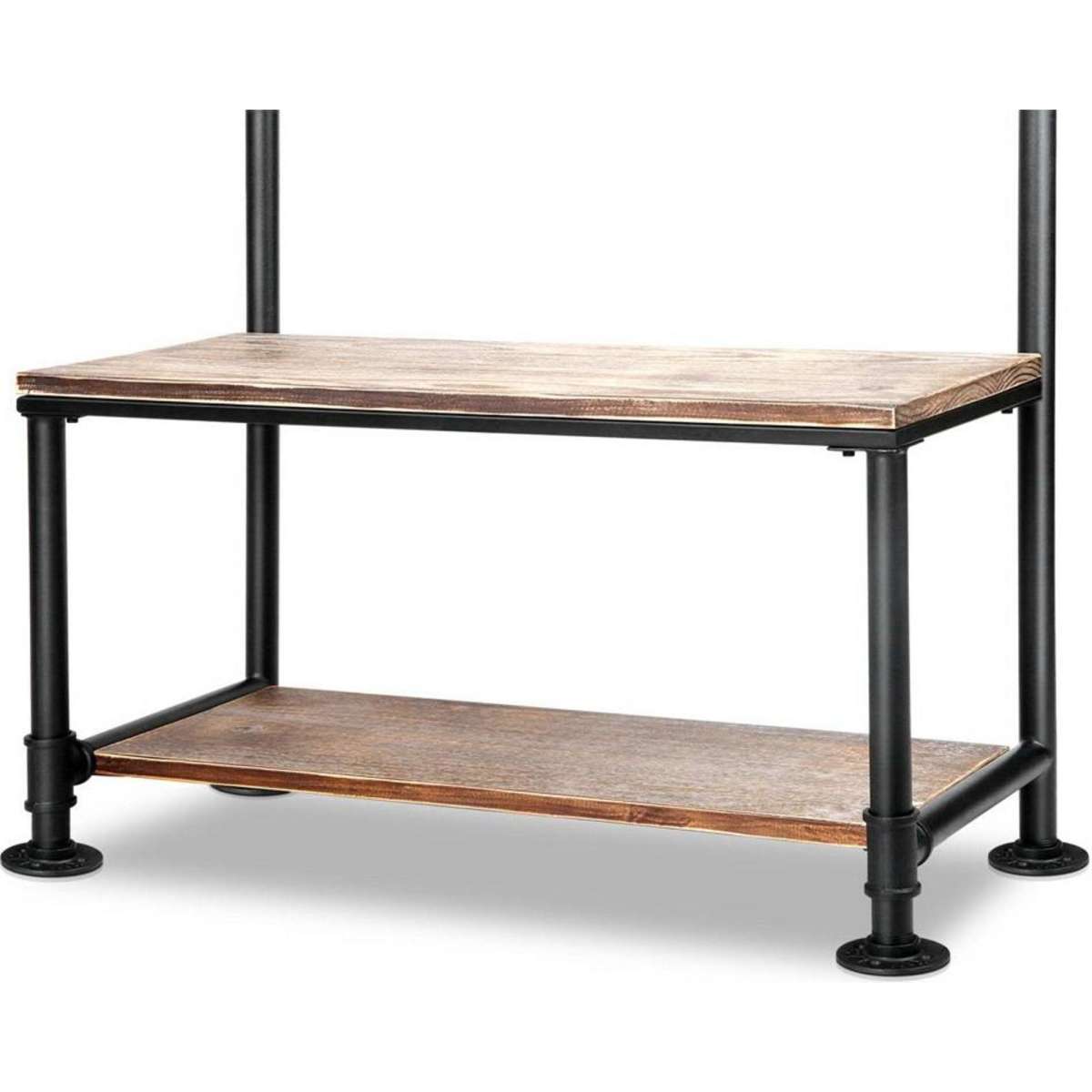 Artiss Rustic Clothes Coat Garment Rack Vintage Hanger Stand Wooden