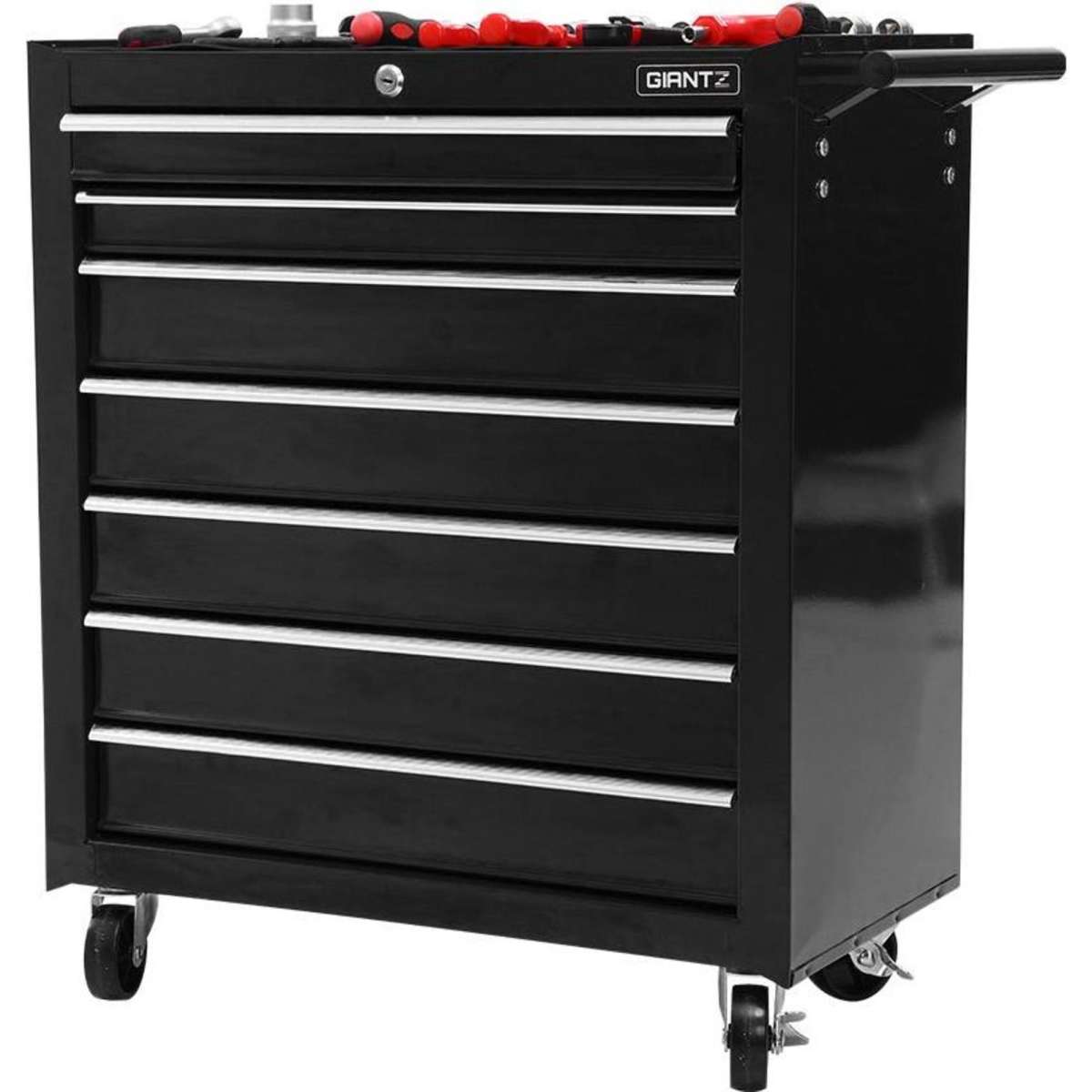 Giantz 7 Drawer Tool Box Cabinet Chest Trolley Storage Garage Toolbox ...