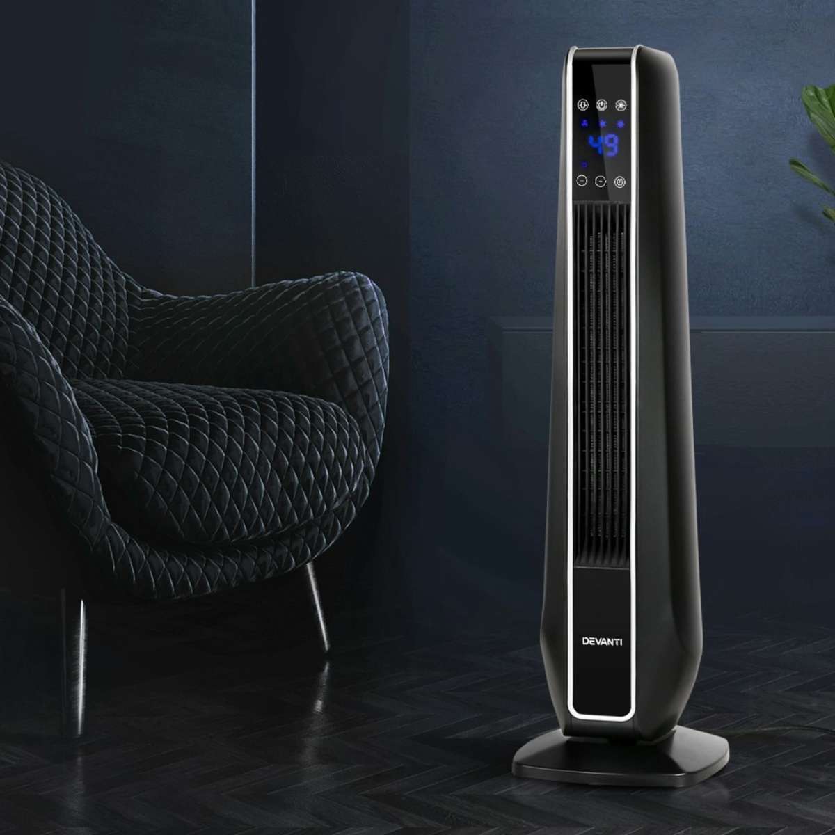 Devanti Electric Ceramic Tower Heater W Woolworths