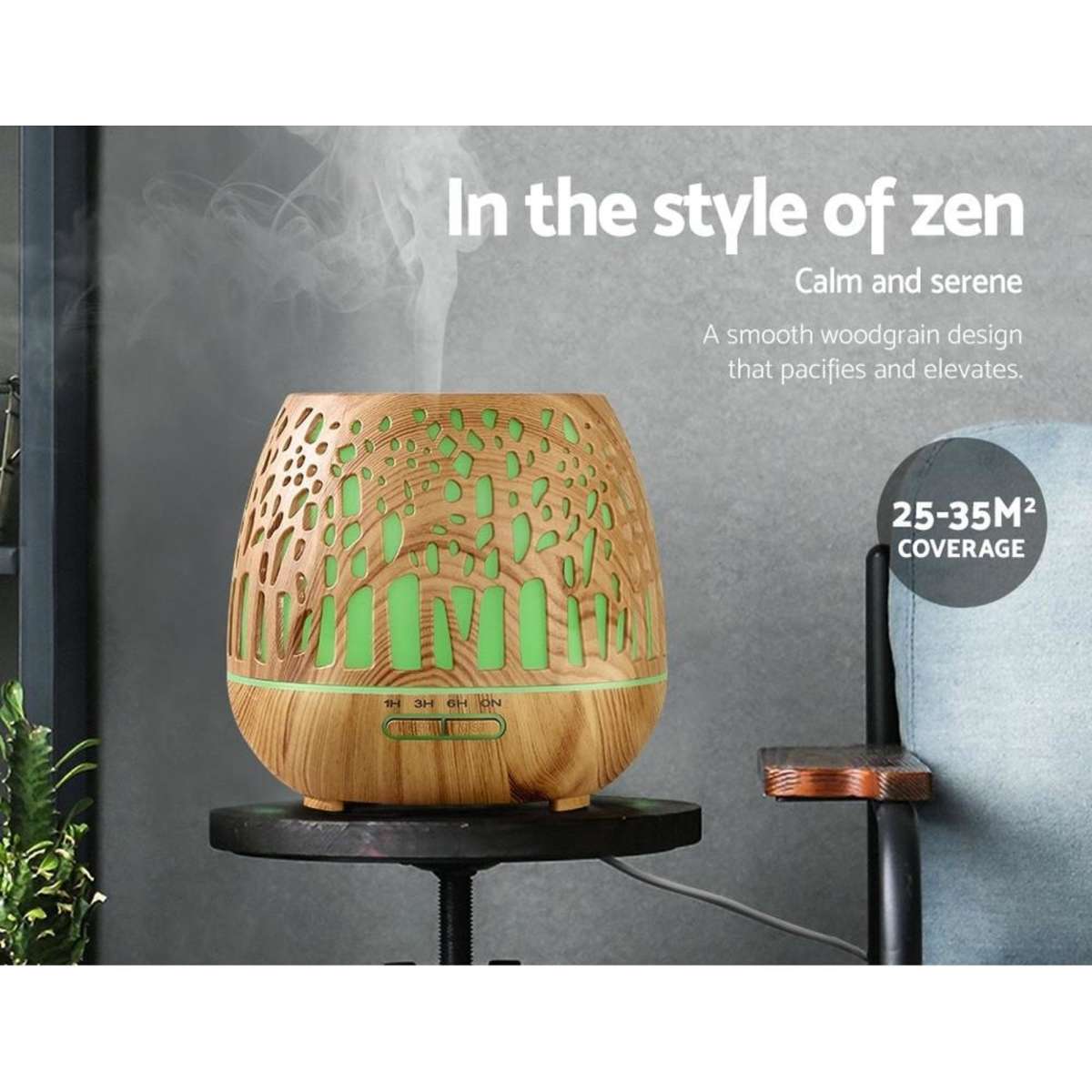 Devanti Aroma Diffuser w/ Remote Control 400ml | Woolworths