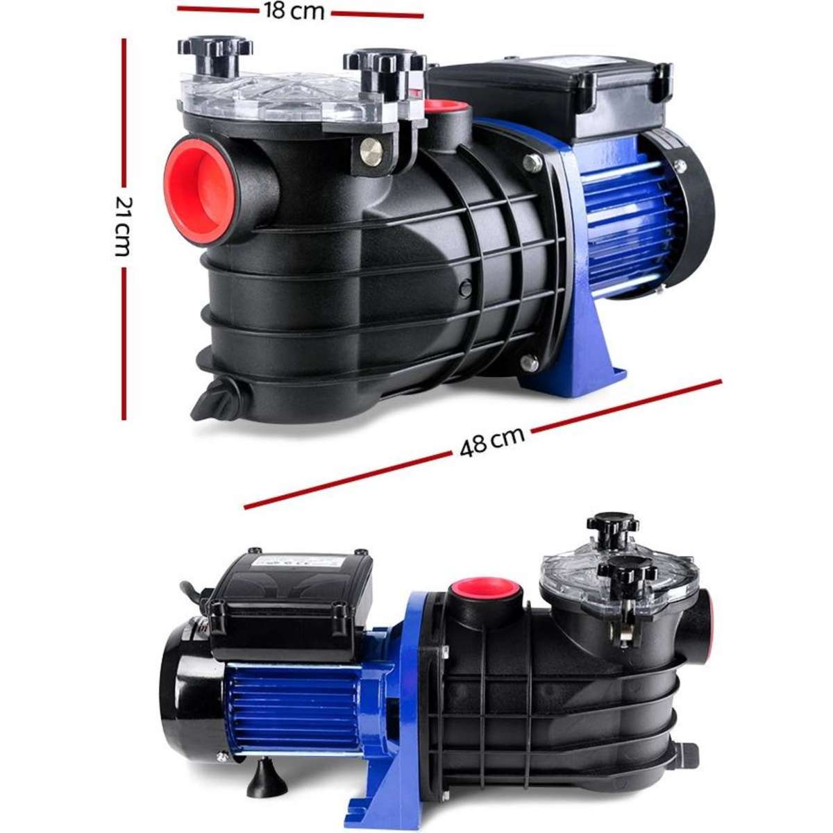 Giantz Swimming Pool Pump Electric Circulation Spa Water Filter 1200W 1