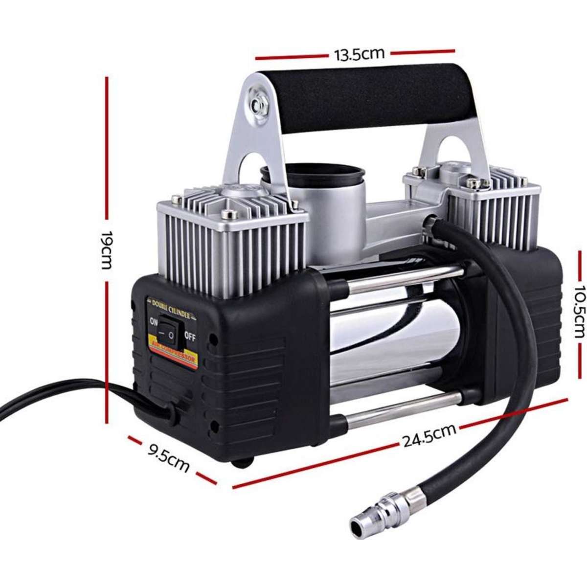 Giantz Air Compressor 12V 4x4 Tyre 85L/min Deflator Inflator Car Truck Portable Woolworths