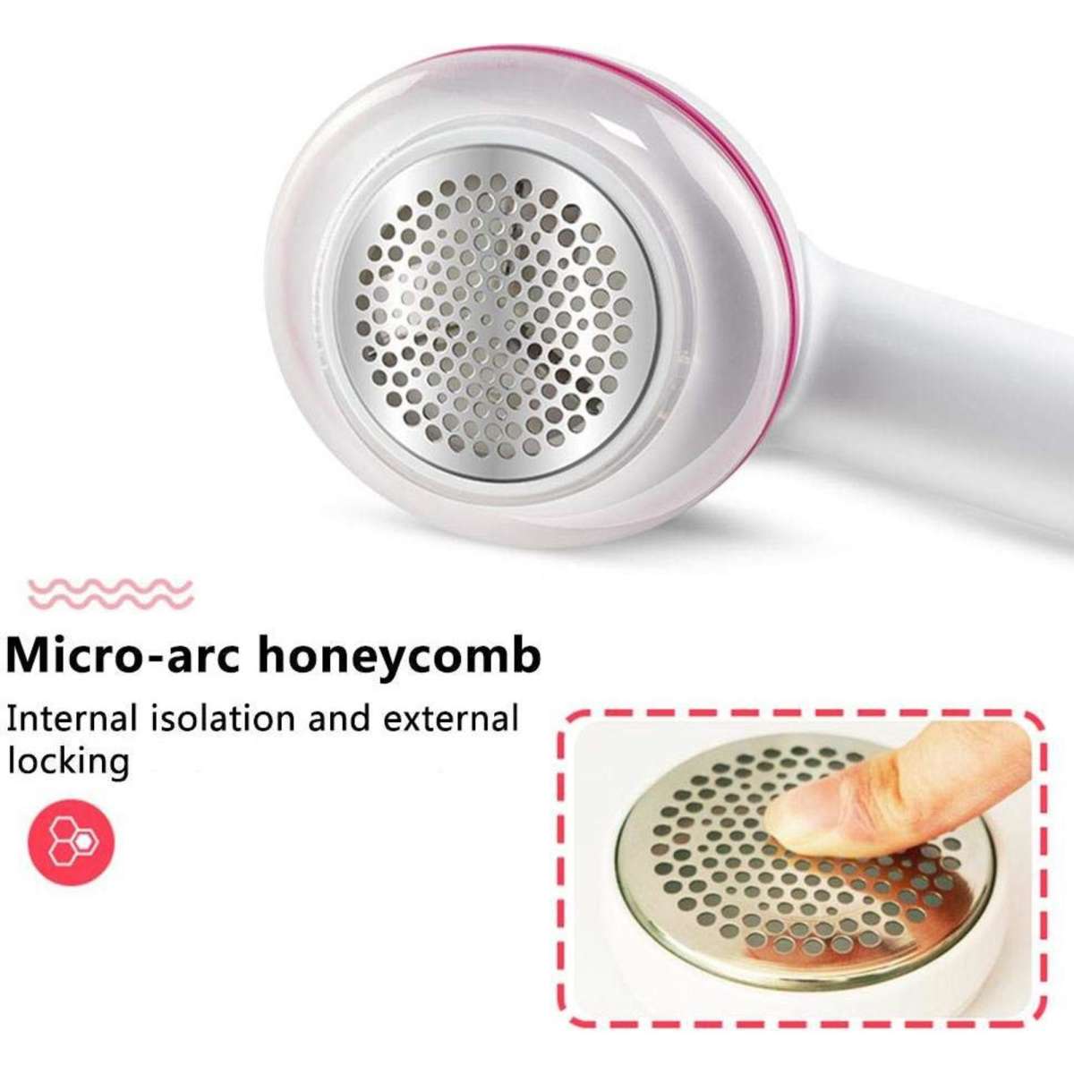 TODO Rechargeable Lint Remover Shaver w/ Roller USB Charge 1200mA