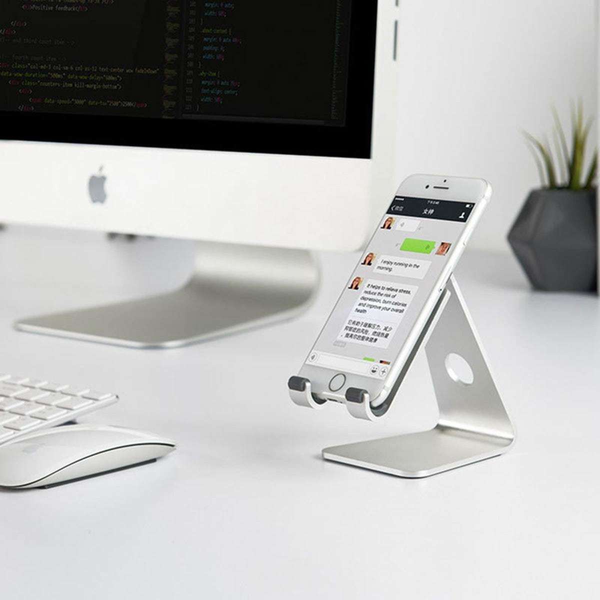 TODO Aluminium Alloy 3.5 8" Mobile Phone Tablet Stand Mount Holder