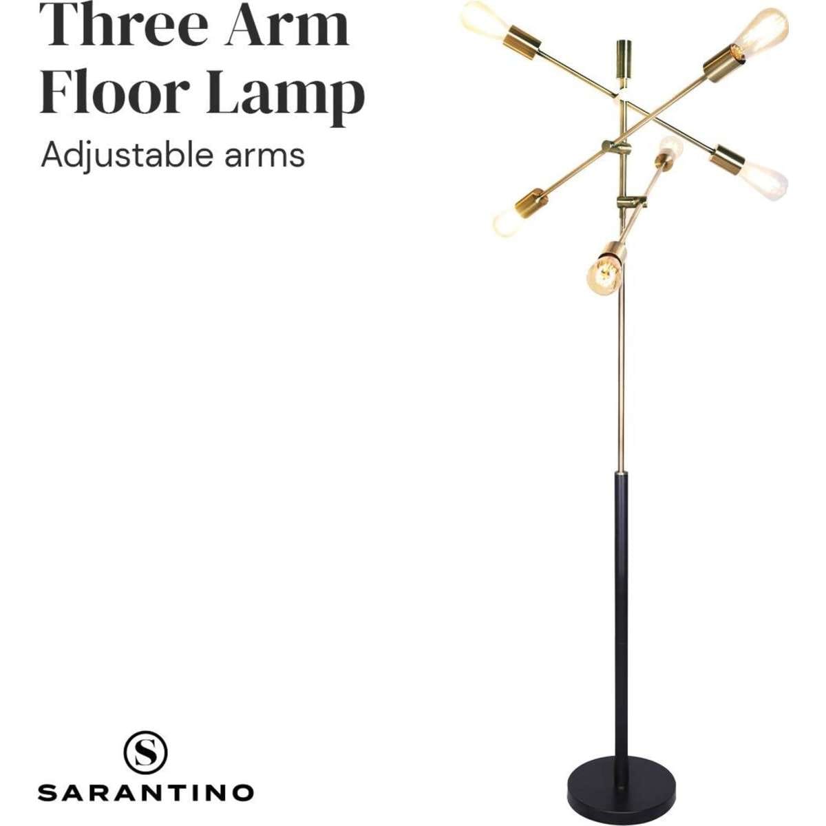 Sarantino 6Light Metal Sputnik Floor Lamp Woolworths