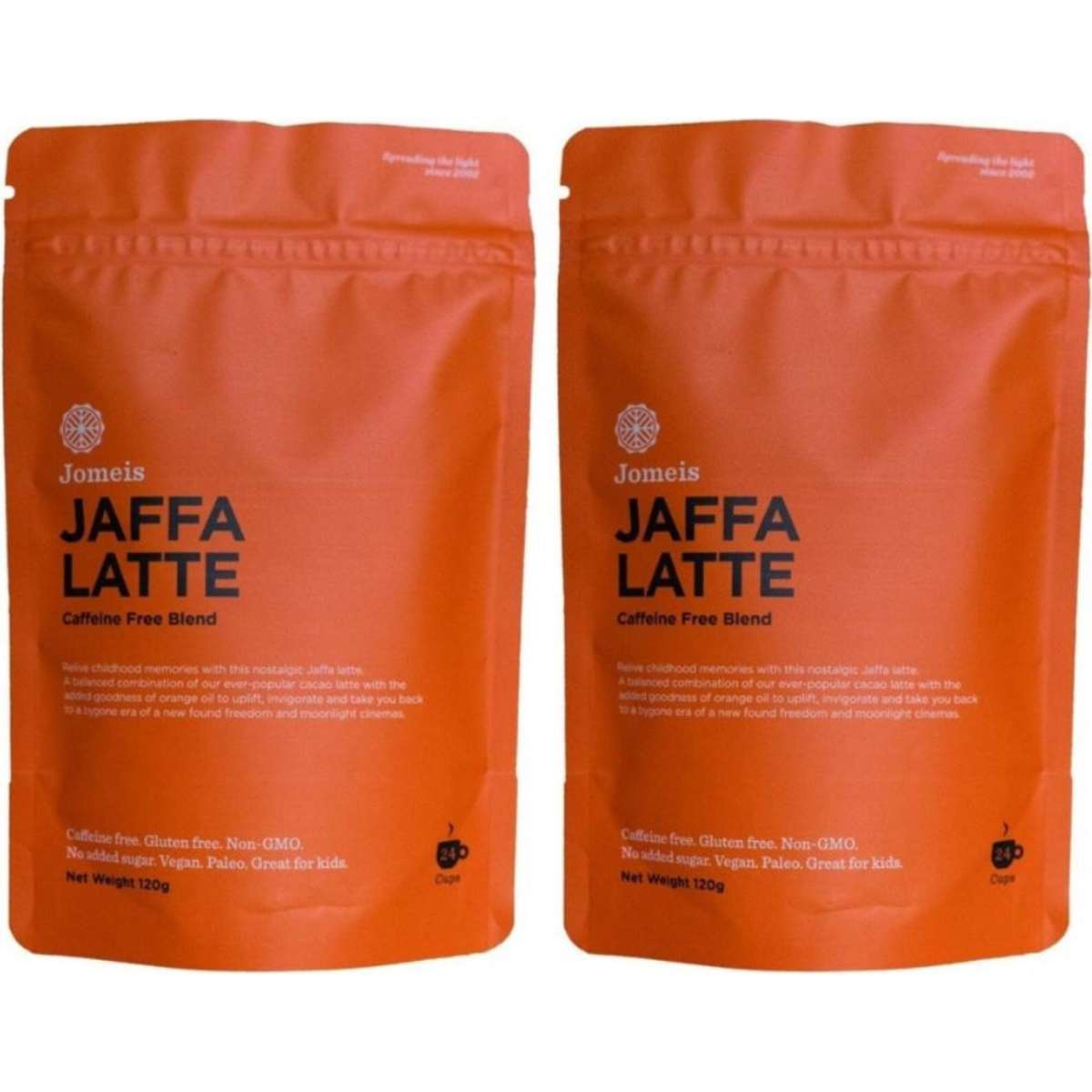 Jomeis Fine Foods Jaffa Latte Duo Pack 240g Woolworths