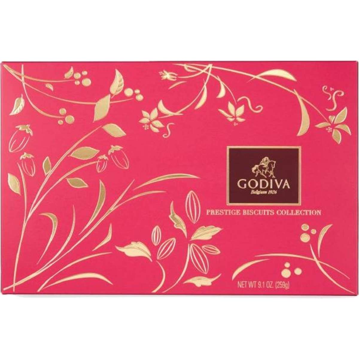 Godiva Premium Assorted Milk & Dark Chocolate Biscuits Box, 32 Pieces