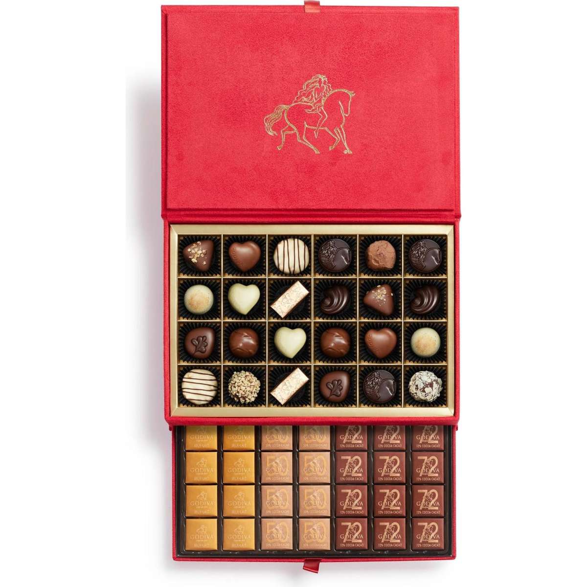 GODIVA Gourmet Chocolate Grand Place Gift Box, 59 Pieces | 1.2kg ...