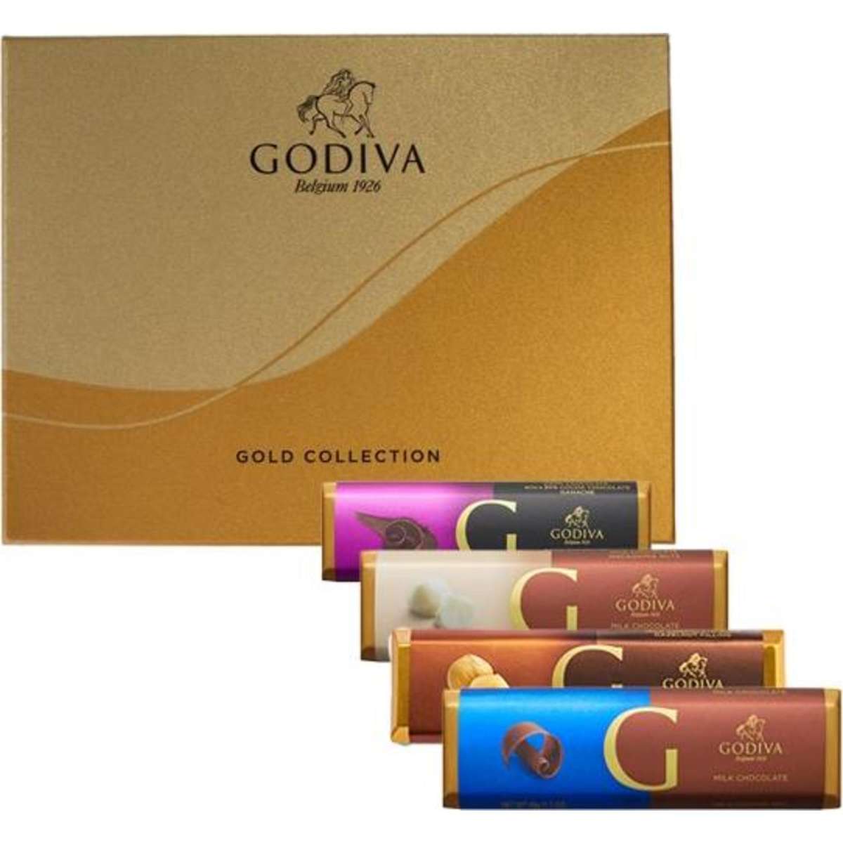 GODIVA Gourmet Belgian Chocolate Heaven Pack (1 Gift Box + 4 Chocolate