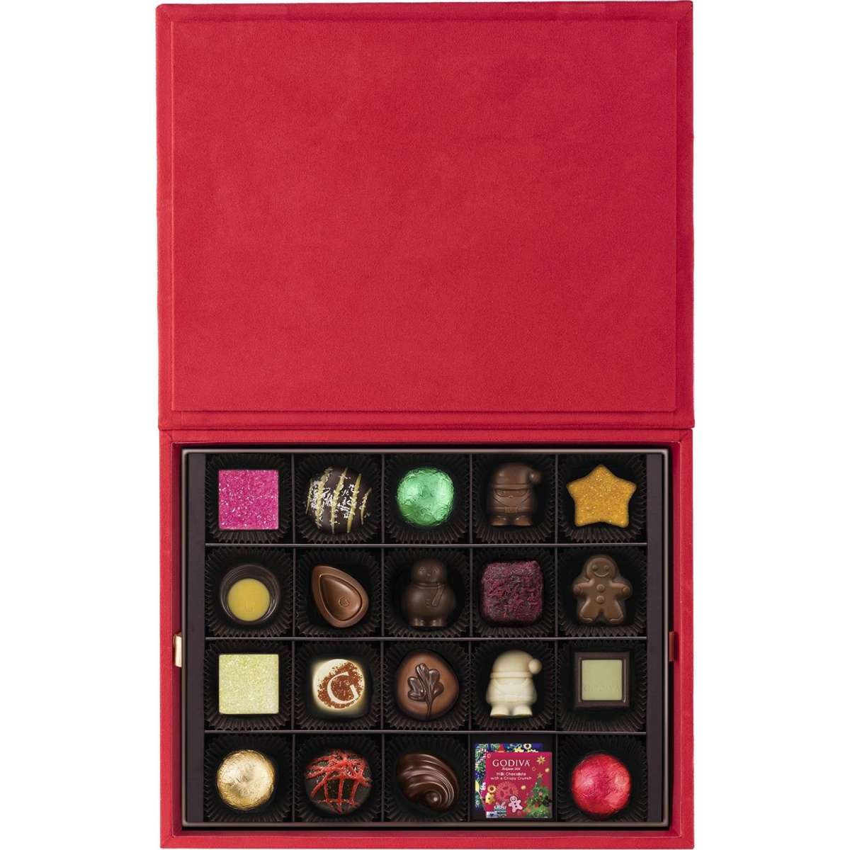 Godiva Luxury Grand Place Christmas Chocolate Gift Box, 42 Pieces