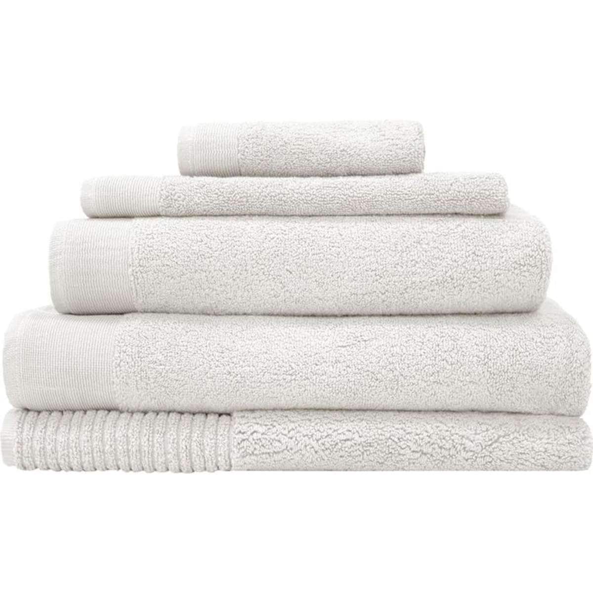 Bambury Elvire Bath Sheet 2 Pack Ivory Woolworths