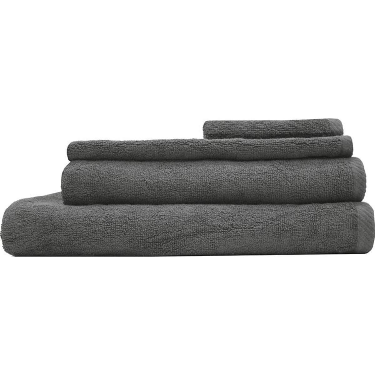 Bambury Chateau 6pack Face Washer 33x33cm Charcoal Woolworths