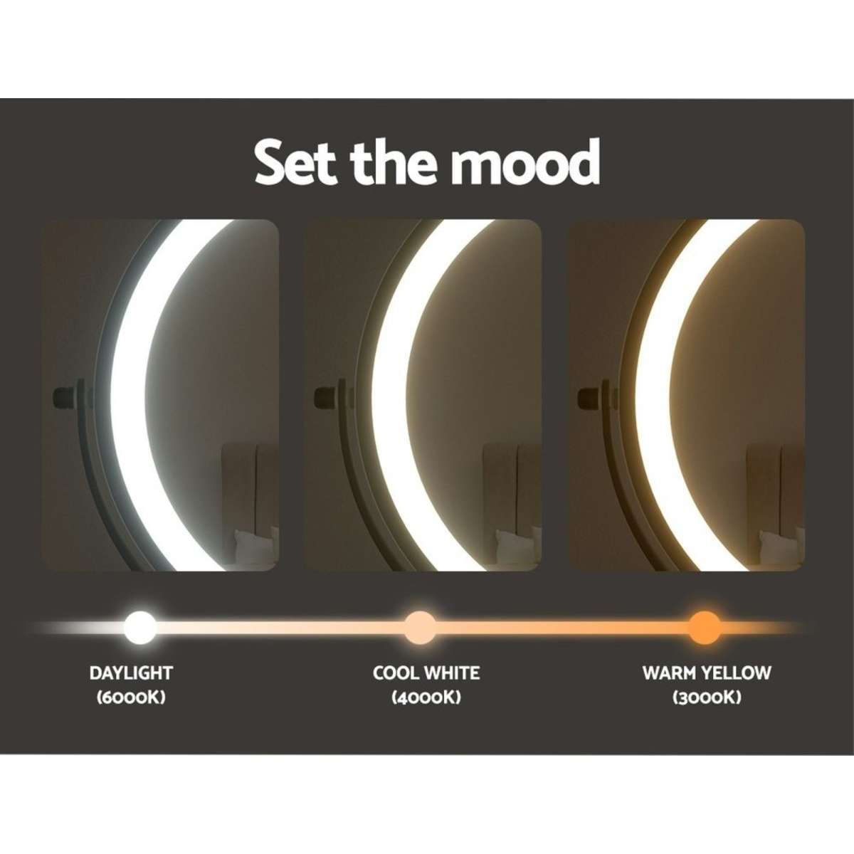 Embellir Extendable Makeup Mirror 10X Magnifying DoubleSided Bathroom