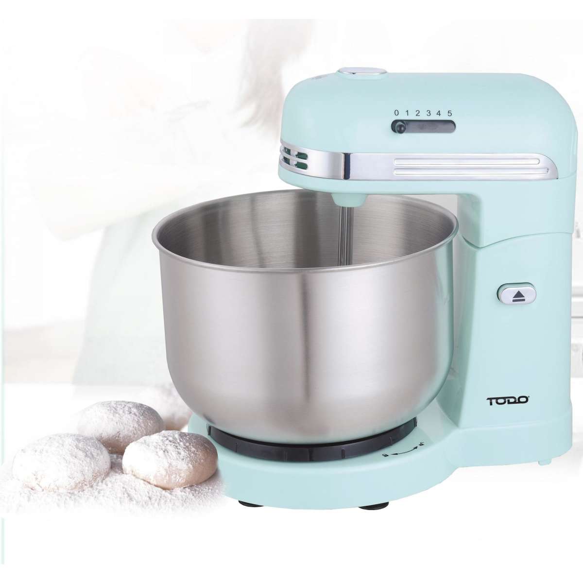 TODO 350W 5 Speed Electric Stand Mixer W/ 3.5L Stainless Steel Bowl