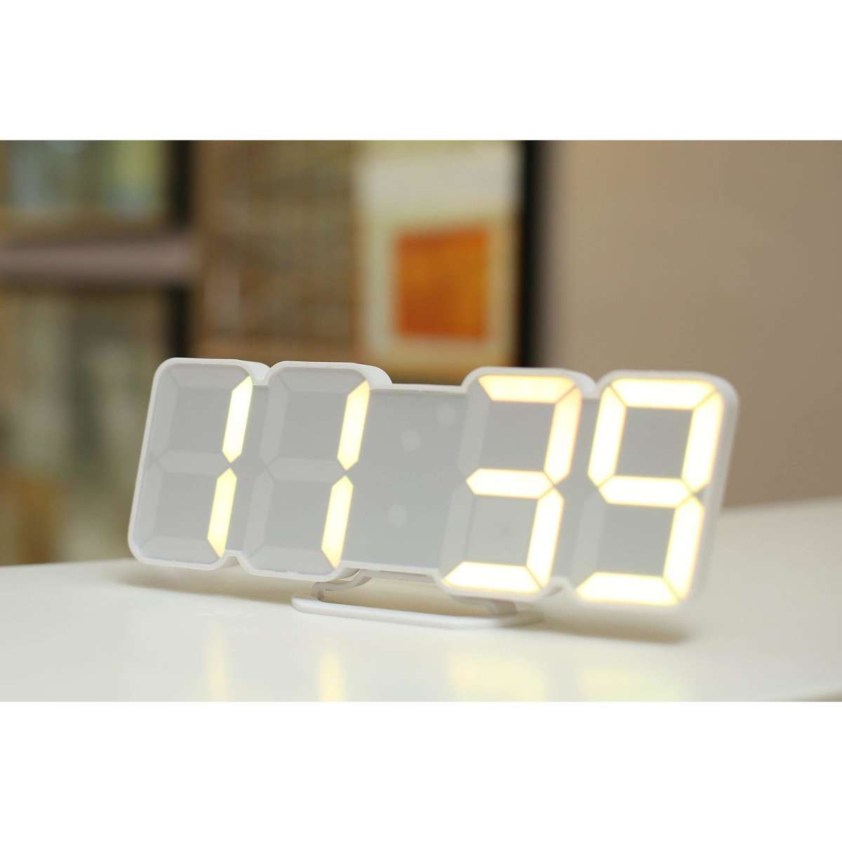 TODO LED Digital Alarm Clock 115 Colour Display USB Power Countdown