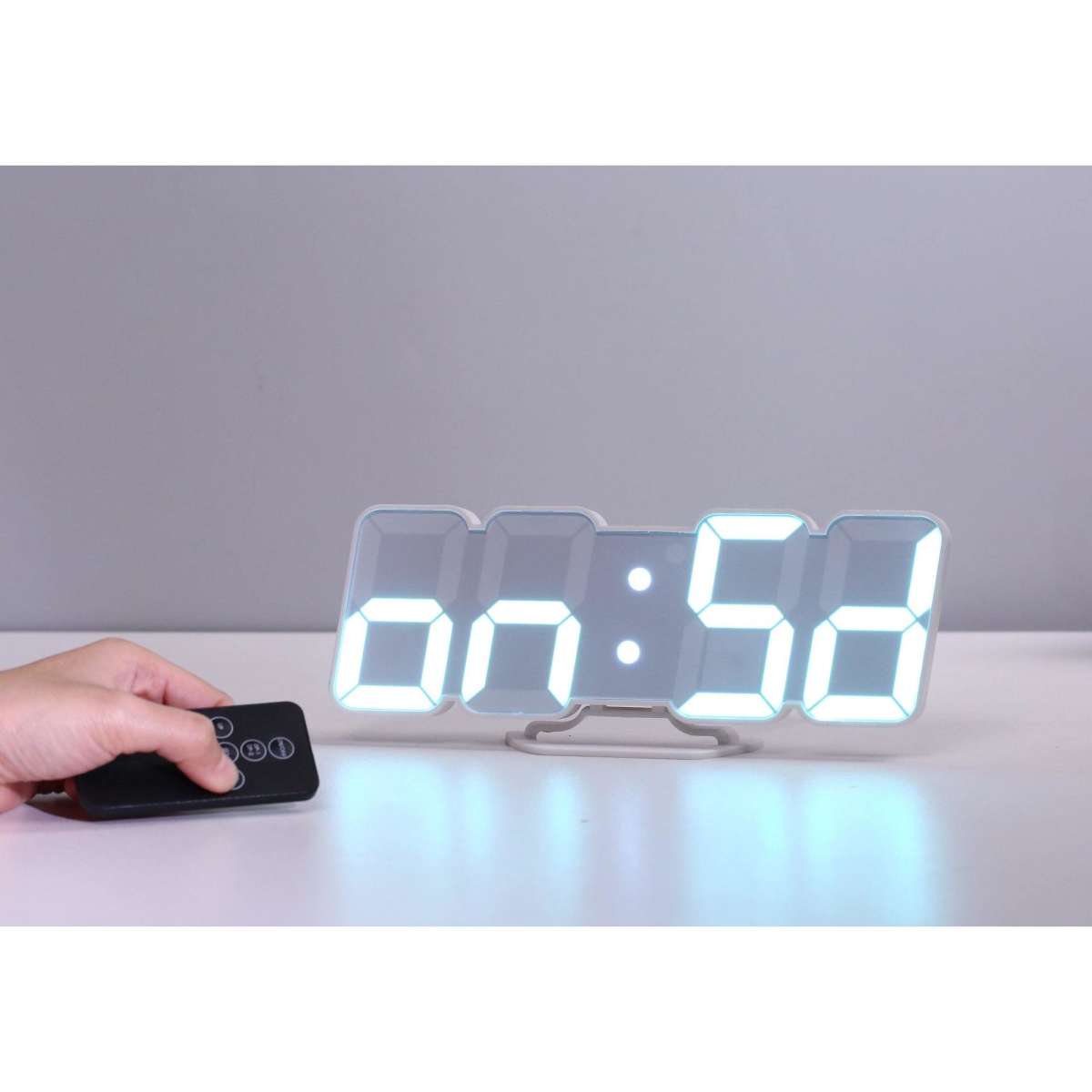 TODO LED Digital Alarm Clock 115 Colour Display USB Power Countdown